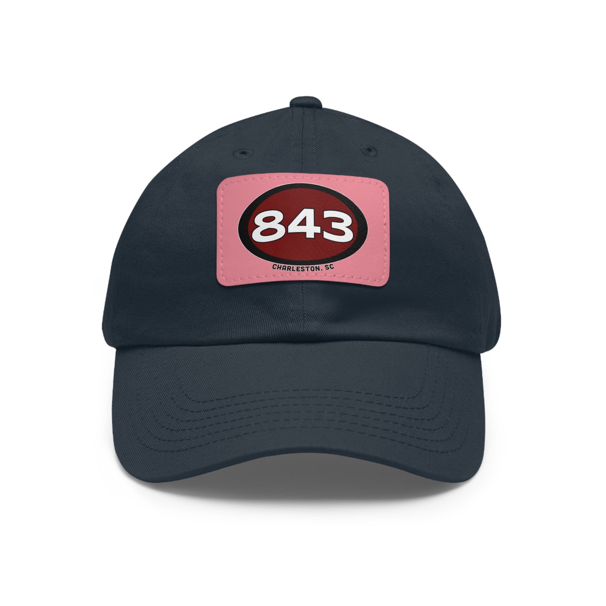 Dad Hat with 843 Patch (Rectangle)