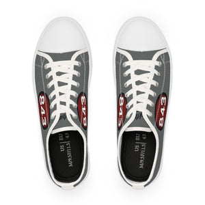 Men's Low Top Sneakers-843 Grey