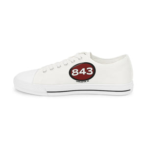 843 (White) Low Top Sneakers