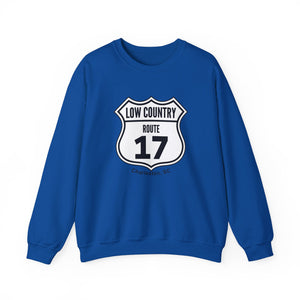 17 Low Country Route Sign Crewneck Sweatshirt