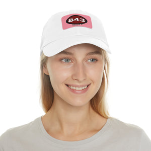 Dad Hat with 843 Patch (Rectangle)