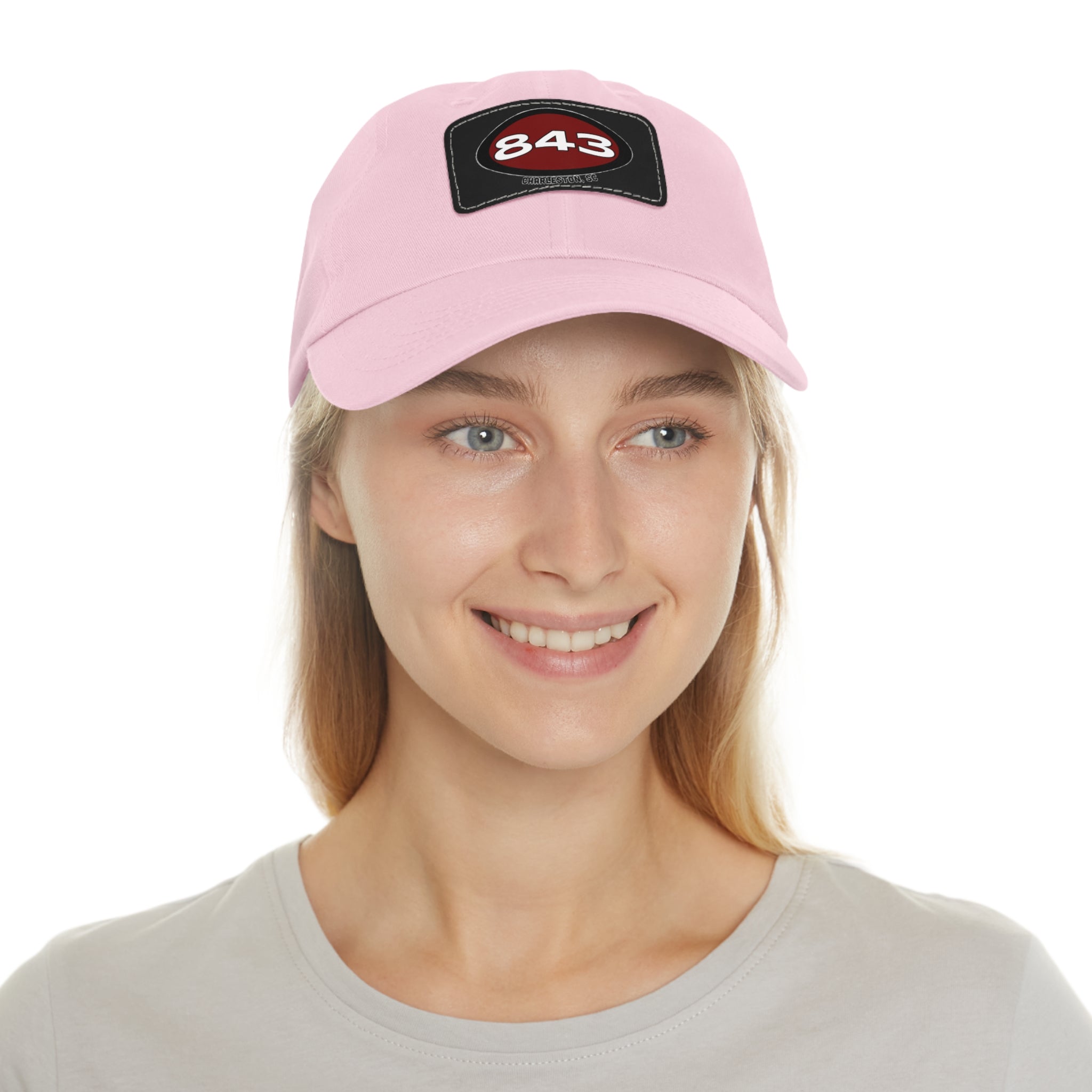 Dad Hat with 843 Patch (Rectangle)