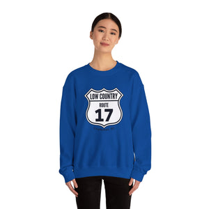 17 Low Country Route Sign Crewneck Sweatshirt