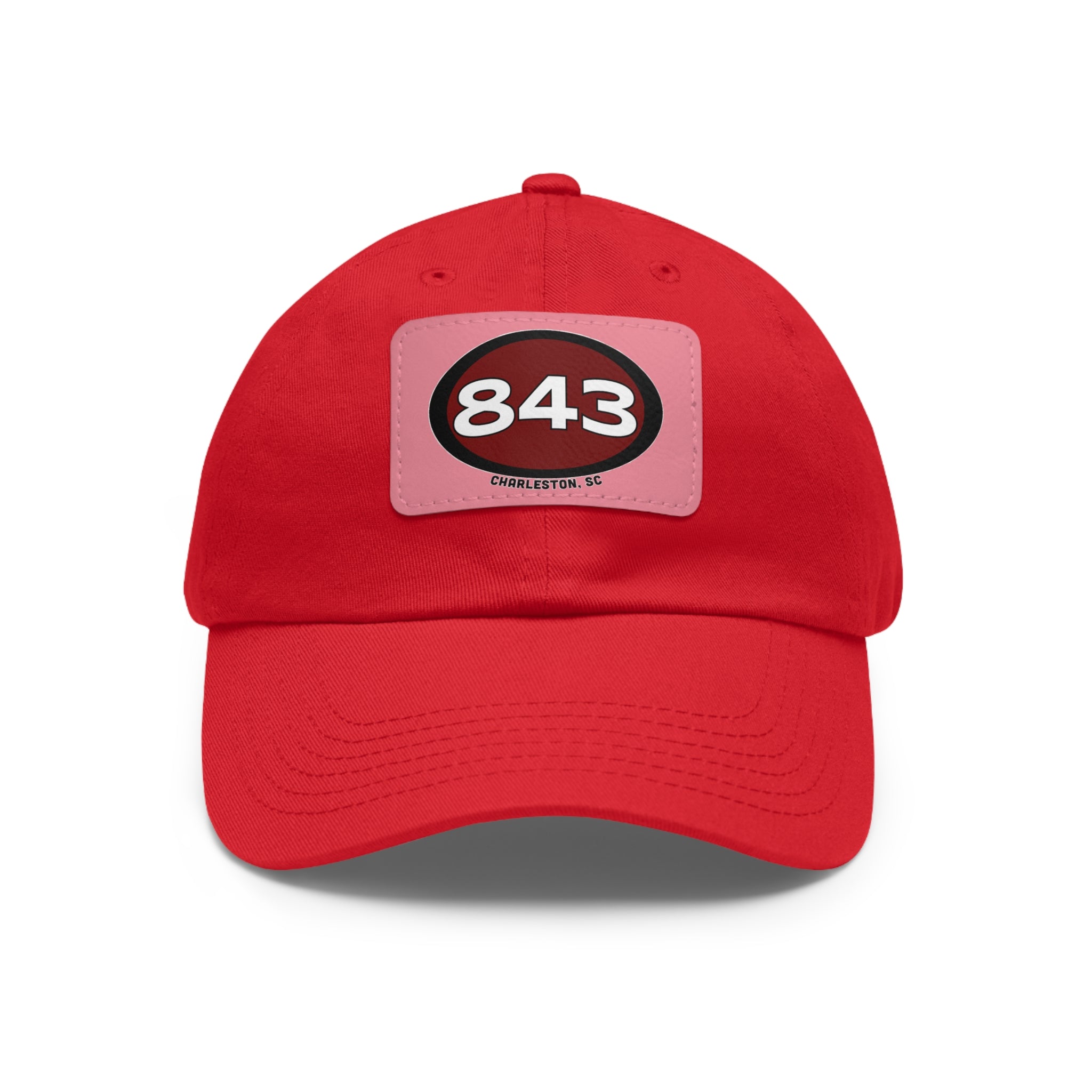 Dad Hat with 843 Patch (Rectangle)