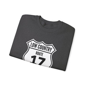 17 Low Country Route Sign Crewneck Sweatshirt