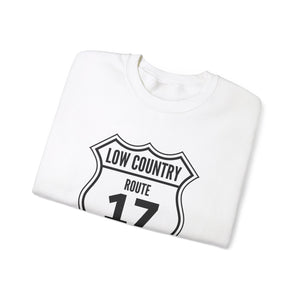 17 Low Country Route Sign Crewneck Sweatshirt