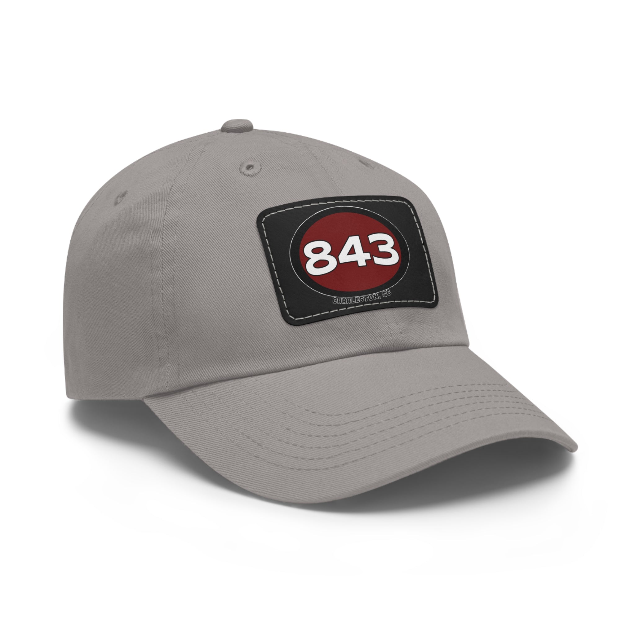 Dad Hat with 843 Patch (Rectangle)