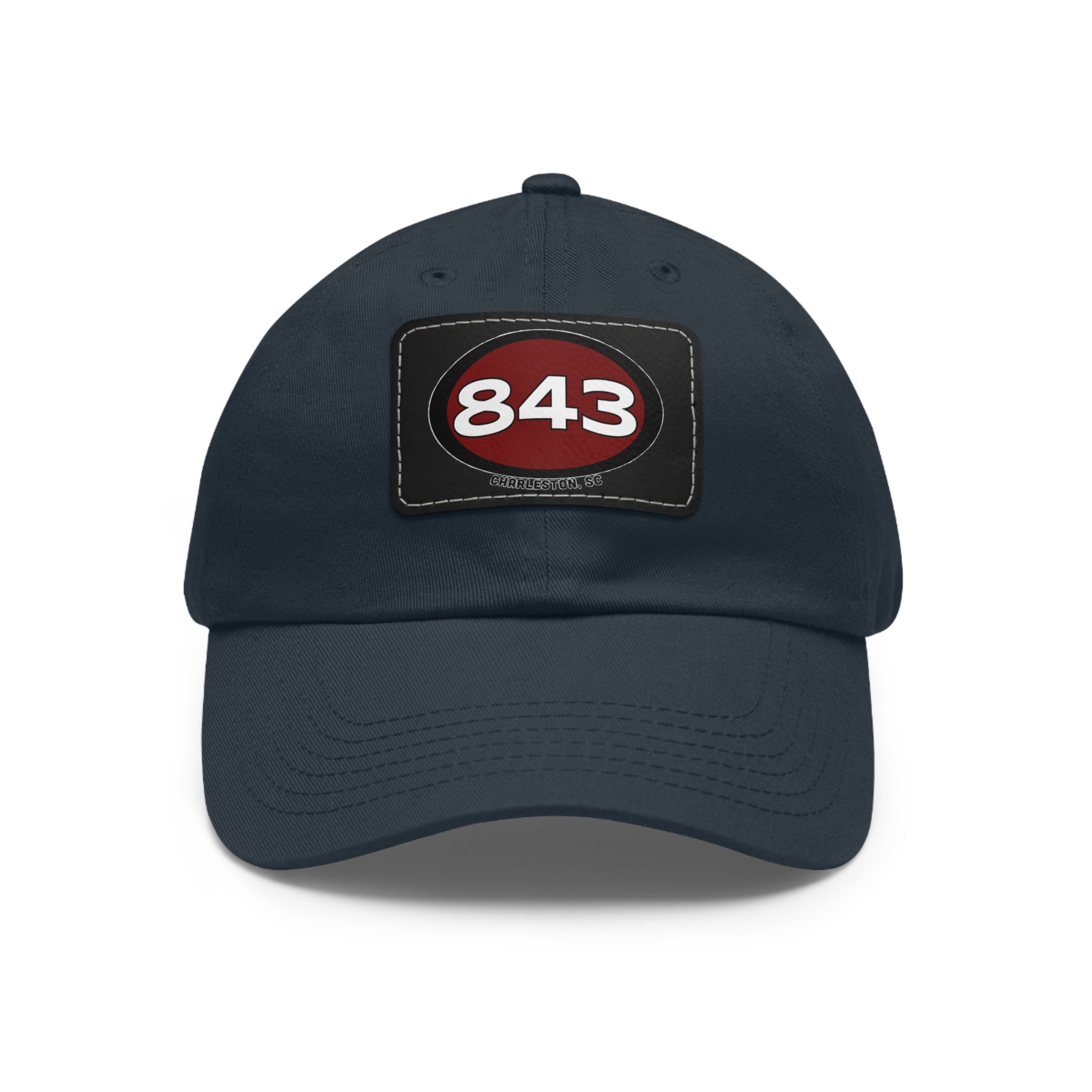 Dad Hat with 843 Patch (Rectangle)