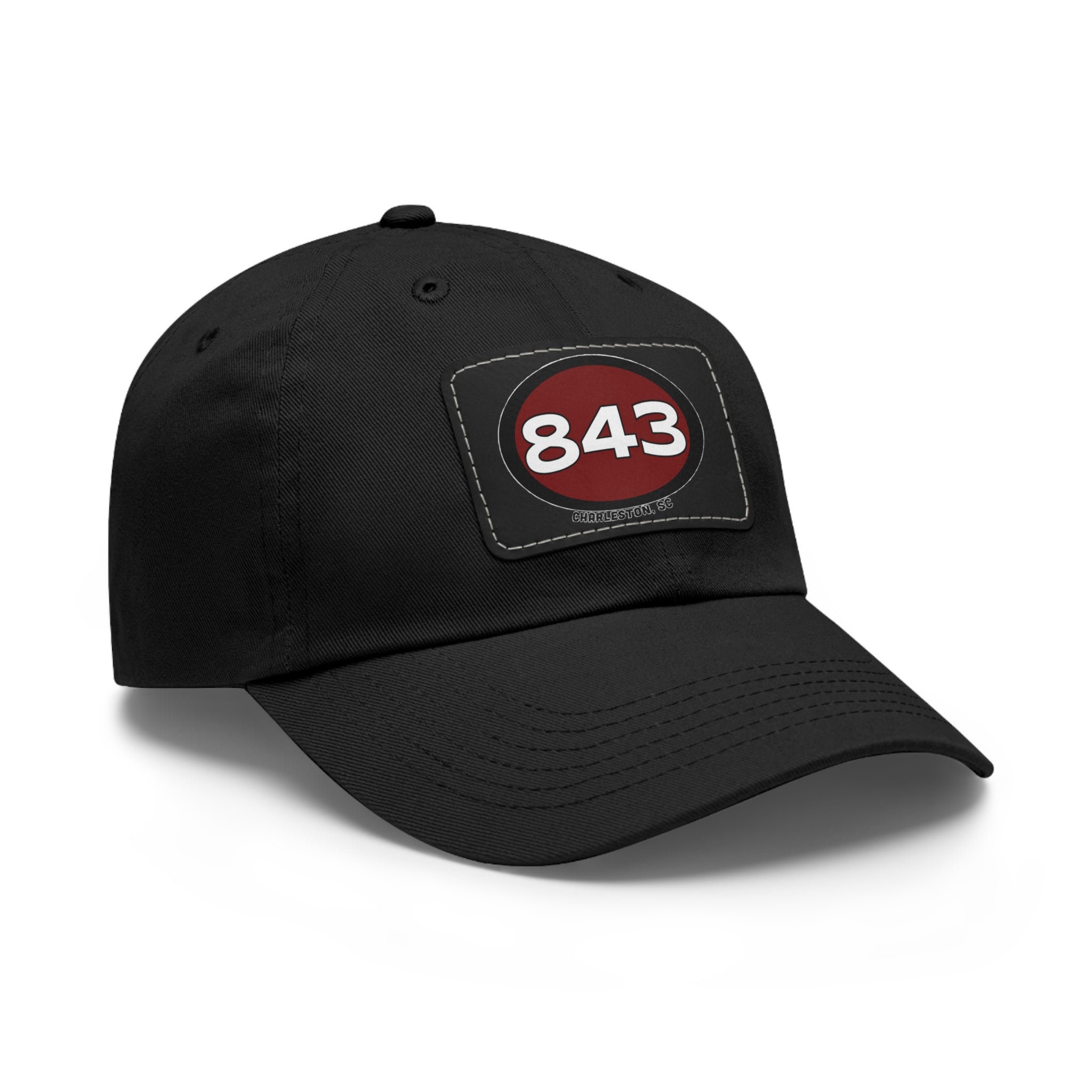 Dad Hat with 843 Patch (Rectangle)