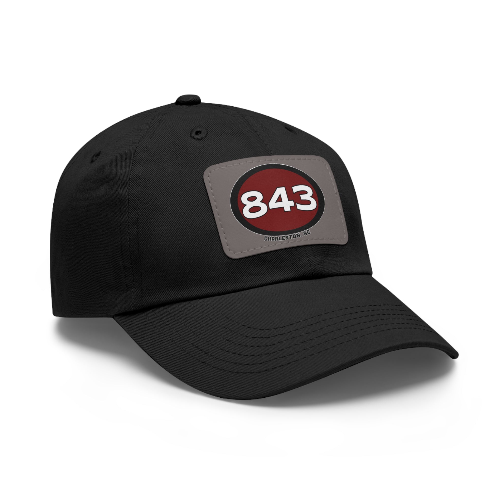 Dad Hat with 843 Patch (Rectangle)