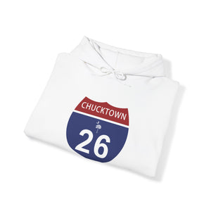 26 Road Sign Hooded Sweatshirt