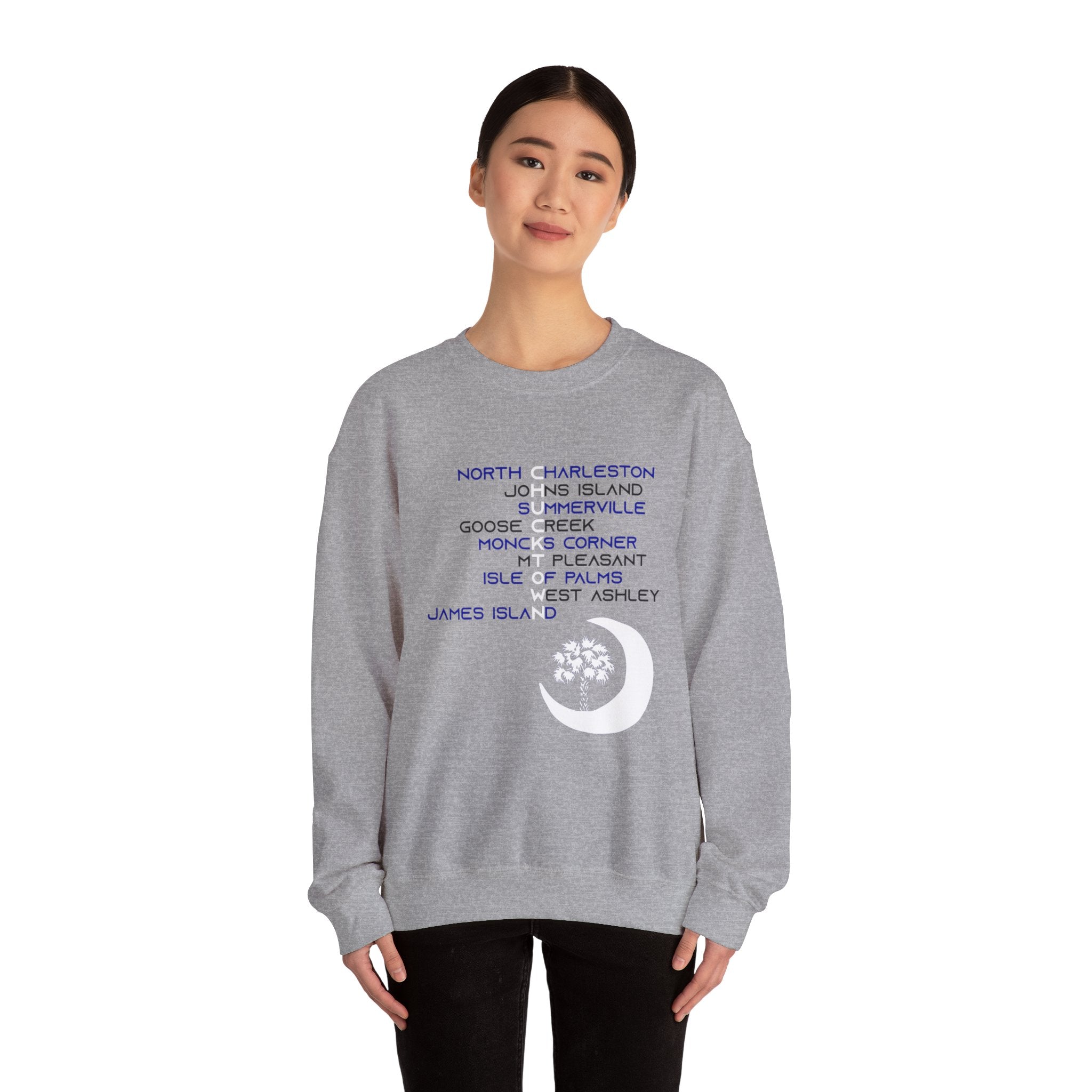 Unisex Area Crescent- Crewneck Sweatshirt