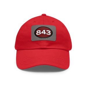 Dad Hat with 843 Patch (Rectangle)