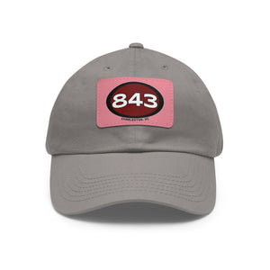 Dad Hat with 843 Patch (Rectangle)