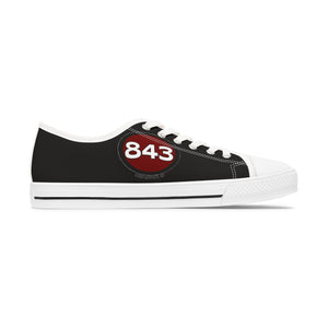 Women's Low Top Sneakers-843 black