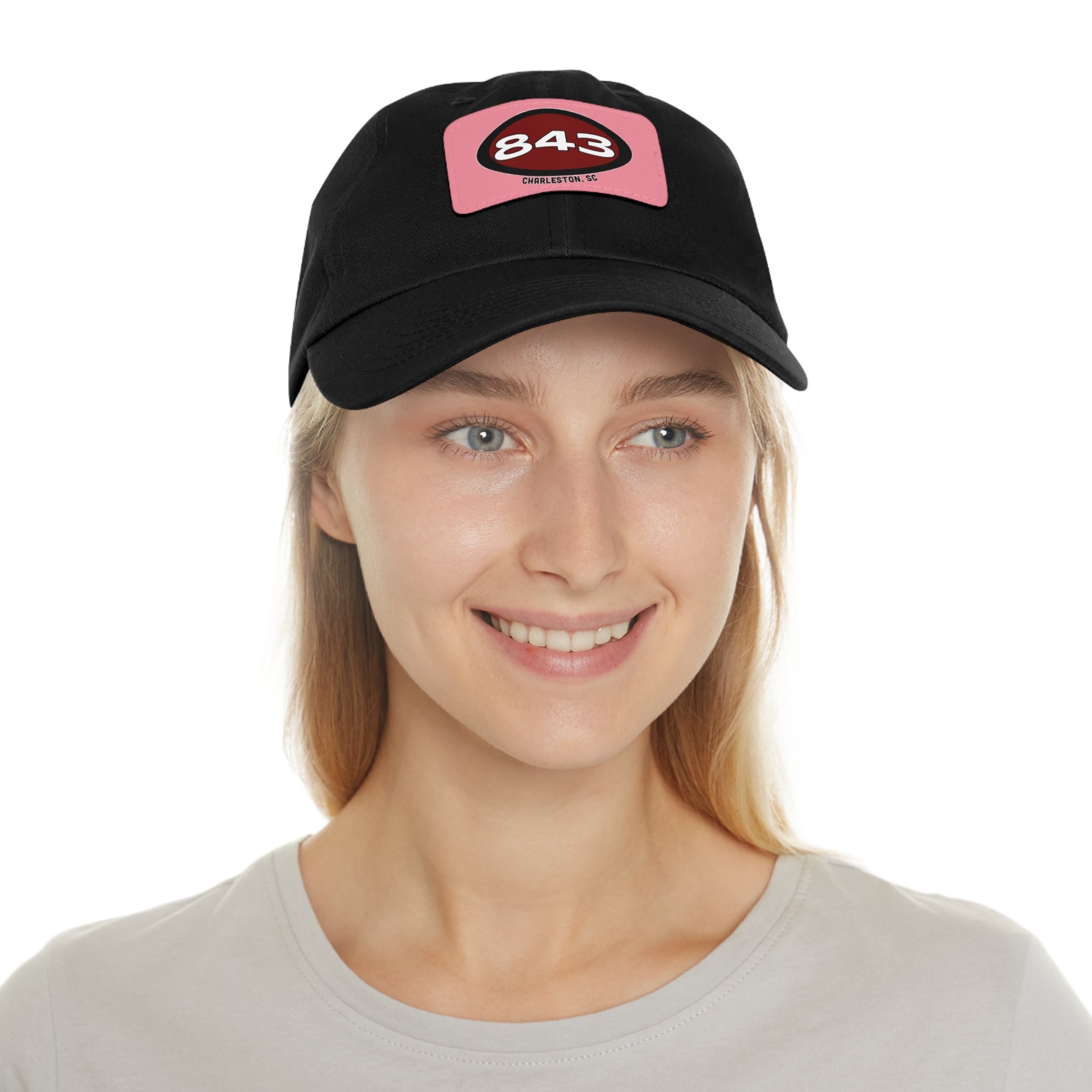 Dad Hat with 843 Patch (Rectangle)