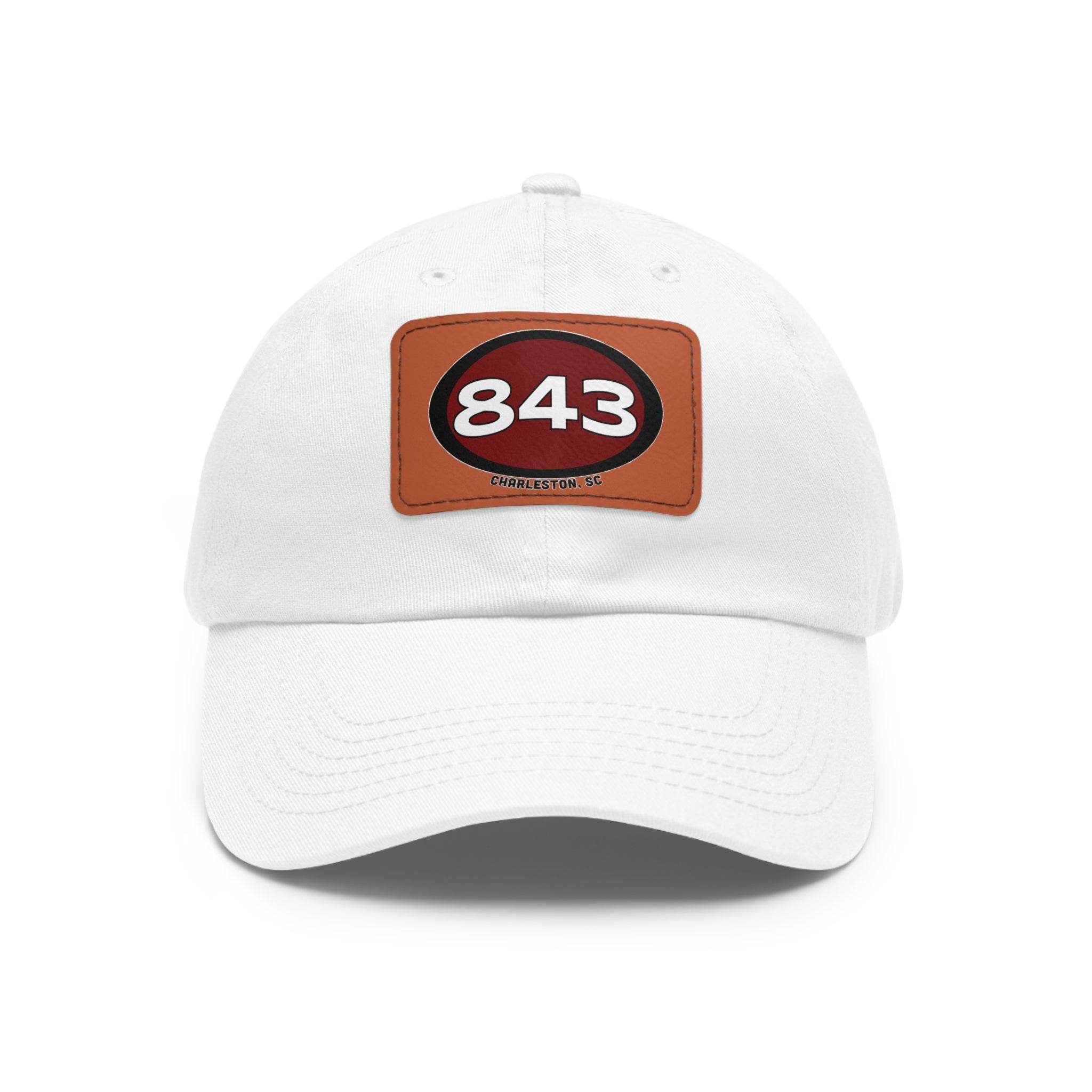 Dad Hat with 843 Patch (Rectangle)