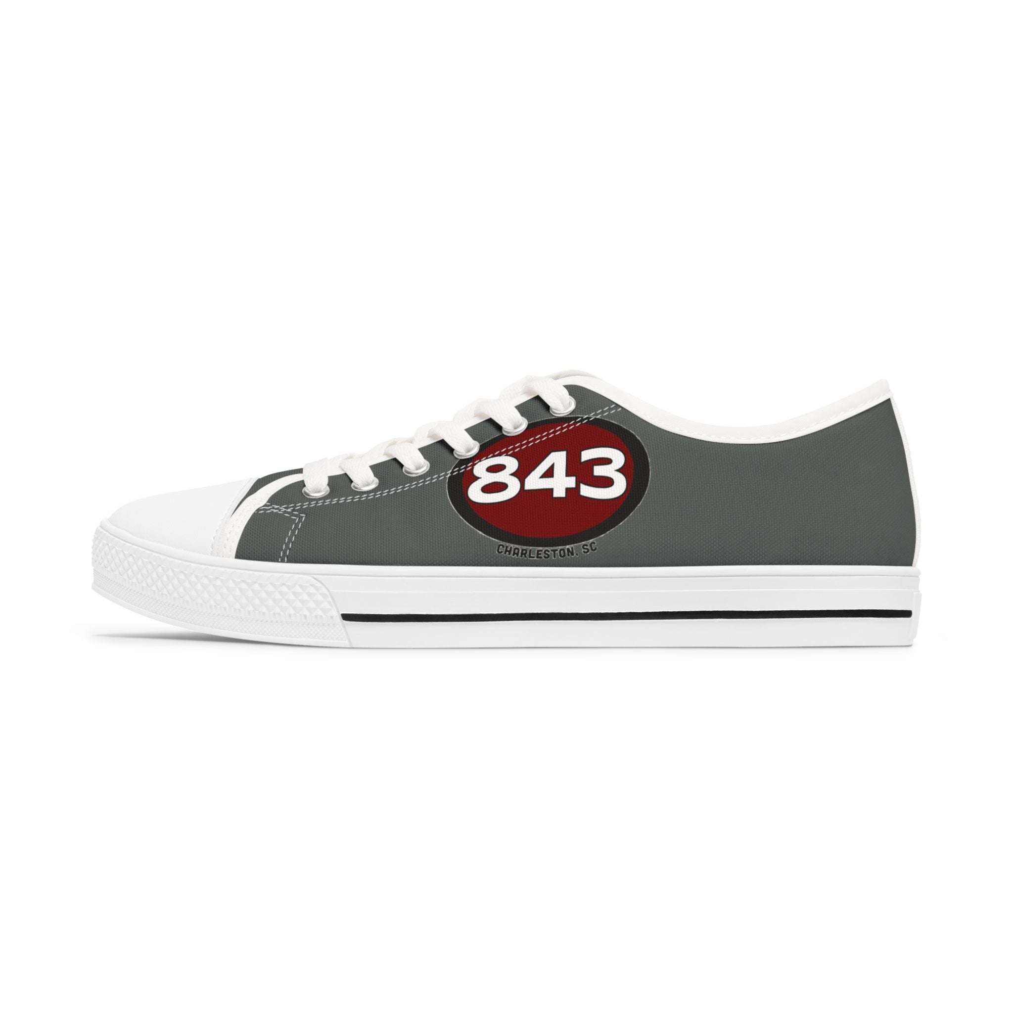 Women's Low Top Sneakers-843 Grey