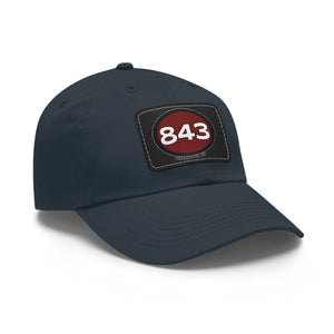 Dad Hat with 843 Patch (Rectangle)