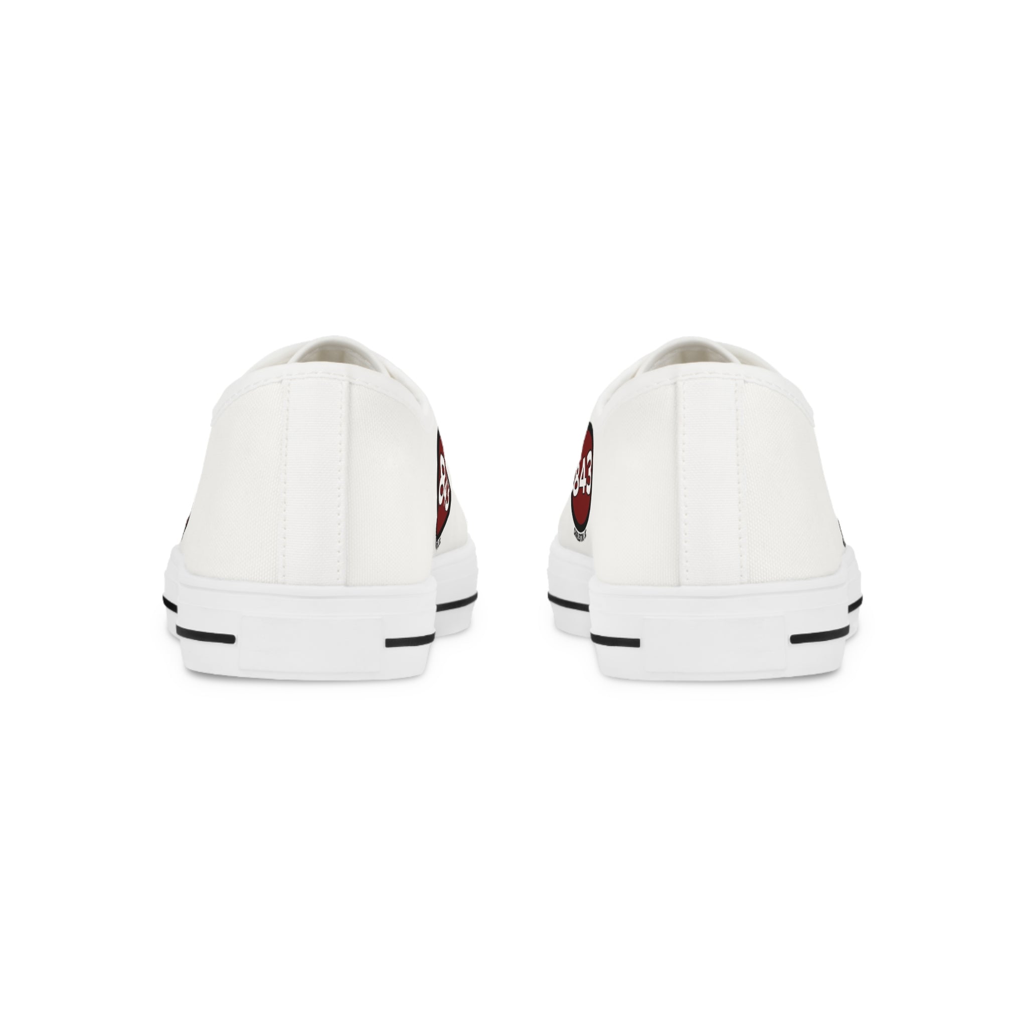 843 (White) Low Top Sneakers