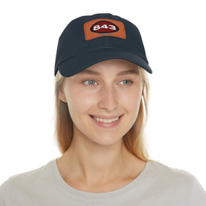 Dad Hat with 843 Patch (Rectangle)