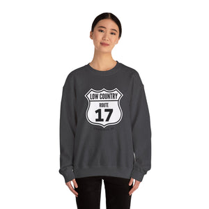 17 Low Country Route Sign Crewneck Sweatshirt