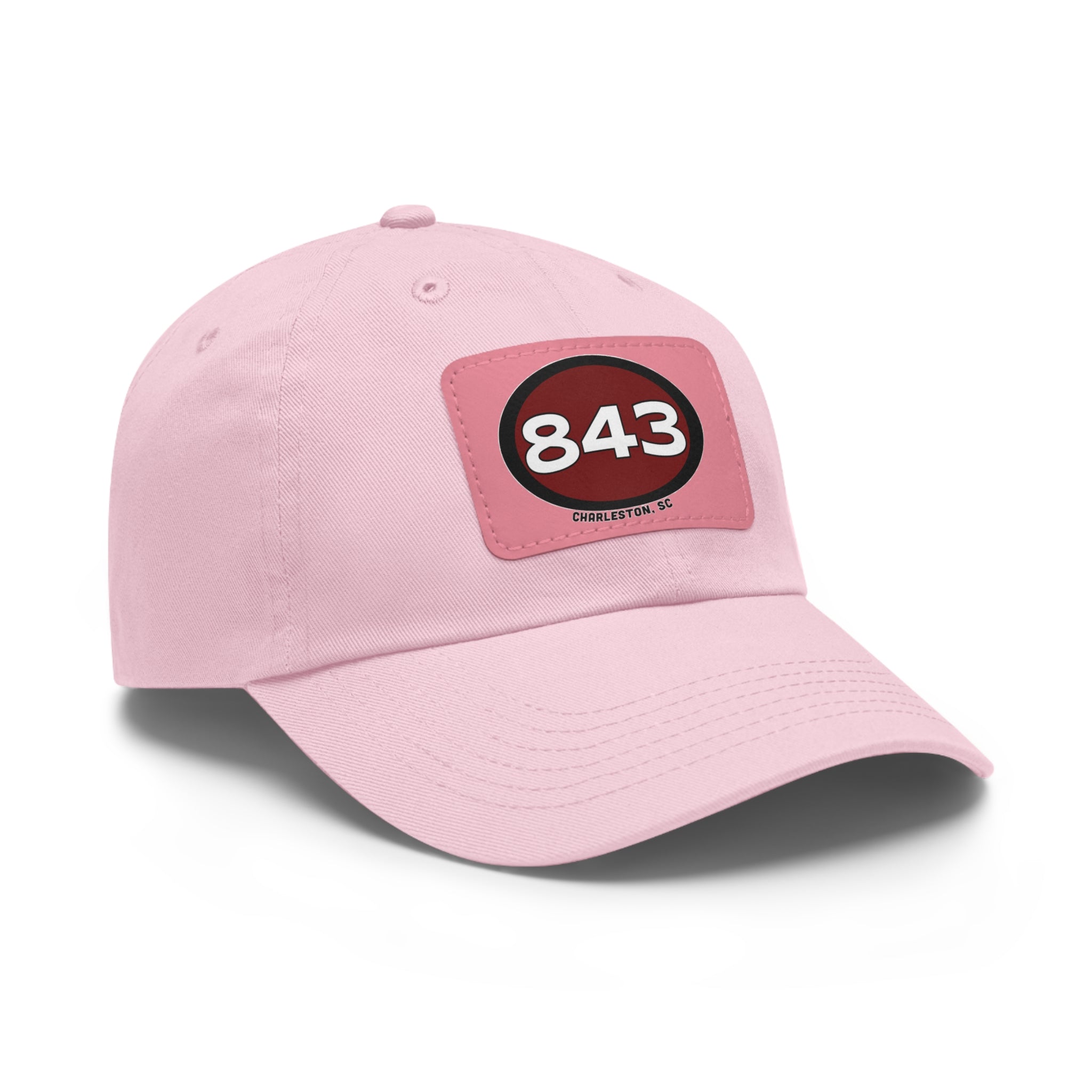 Dad Hat with 843 Patch (Rectangle)