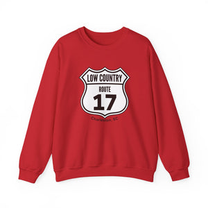 17 Low Country Route Sign Crewneck Sweatshirt