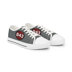 Men's Low Top Sneakers-843 Grey