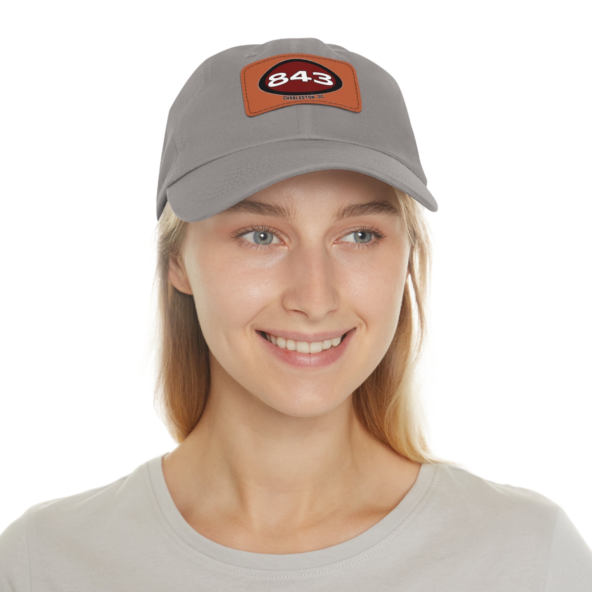 Dad Hat with 843 Patch (Rectangle)