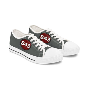 Women's Low Top Sneakers-843 Grey