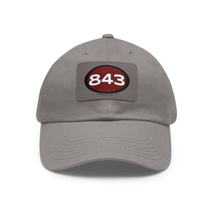 Dad Hat with 843 Patch (Rectangle)