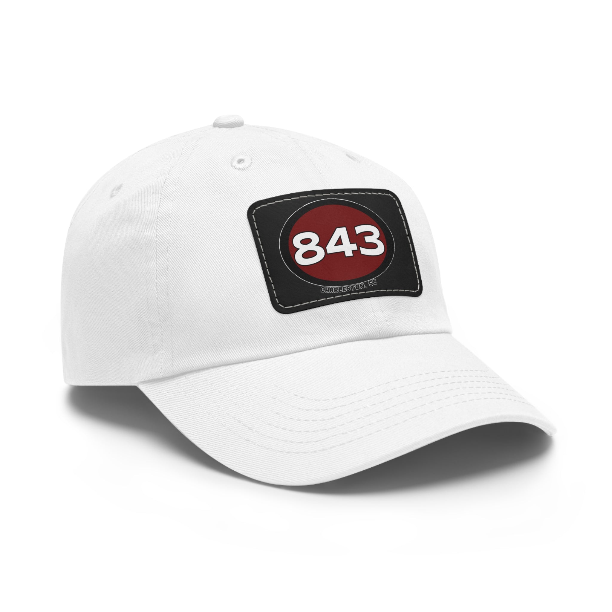 Dad Hat with 843 Patch (Rectangle)