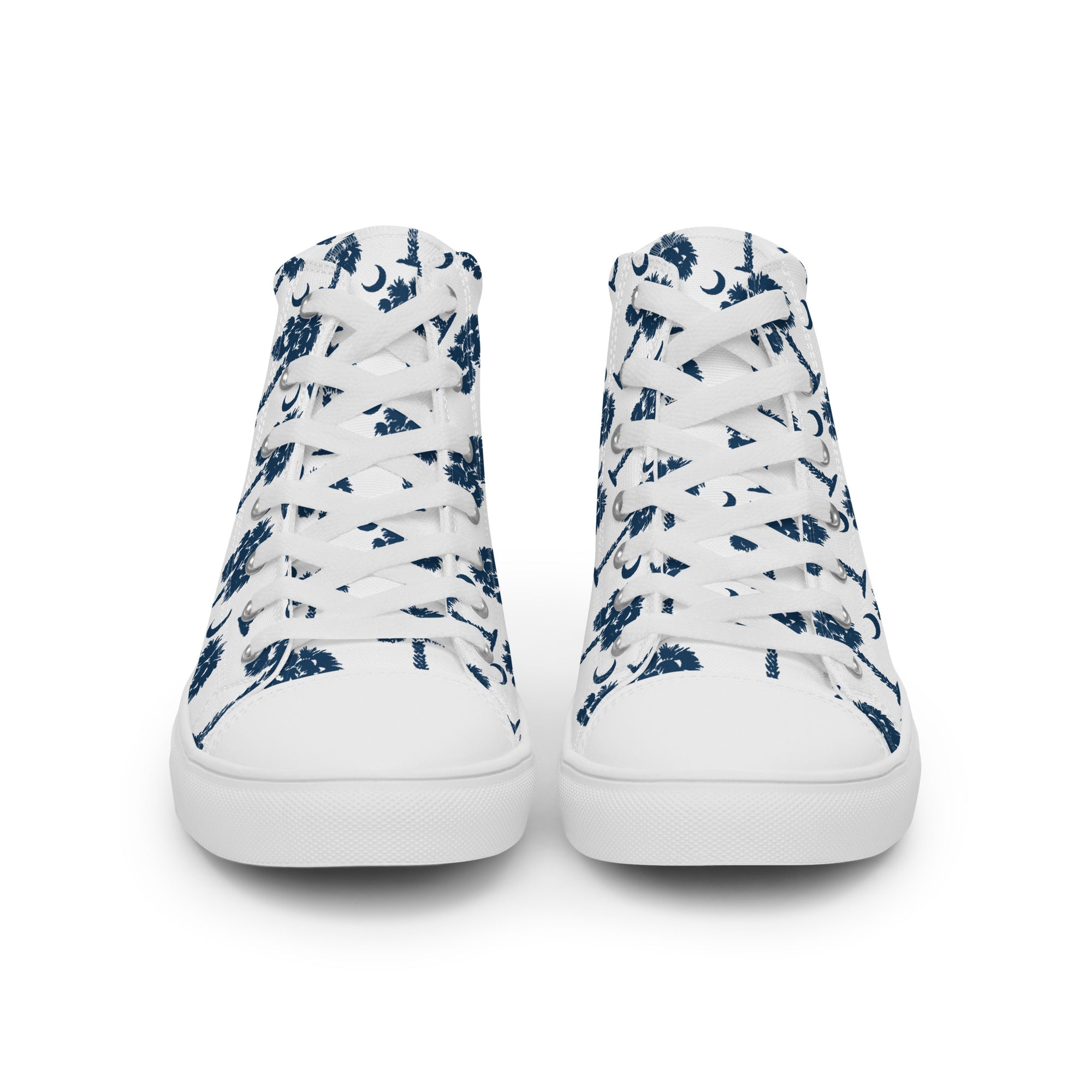 State Flag Men’s High-Top Canvas Shoes