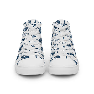 State Flag Men’s High-Top Canvas Shoes