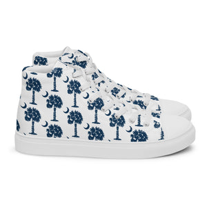 State Flag Men’s High-Top Canvas Shoes