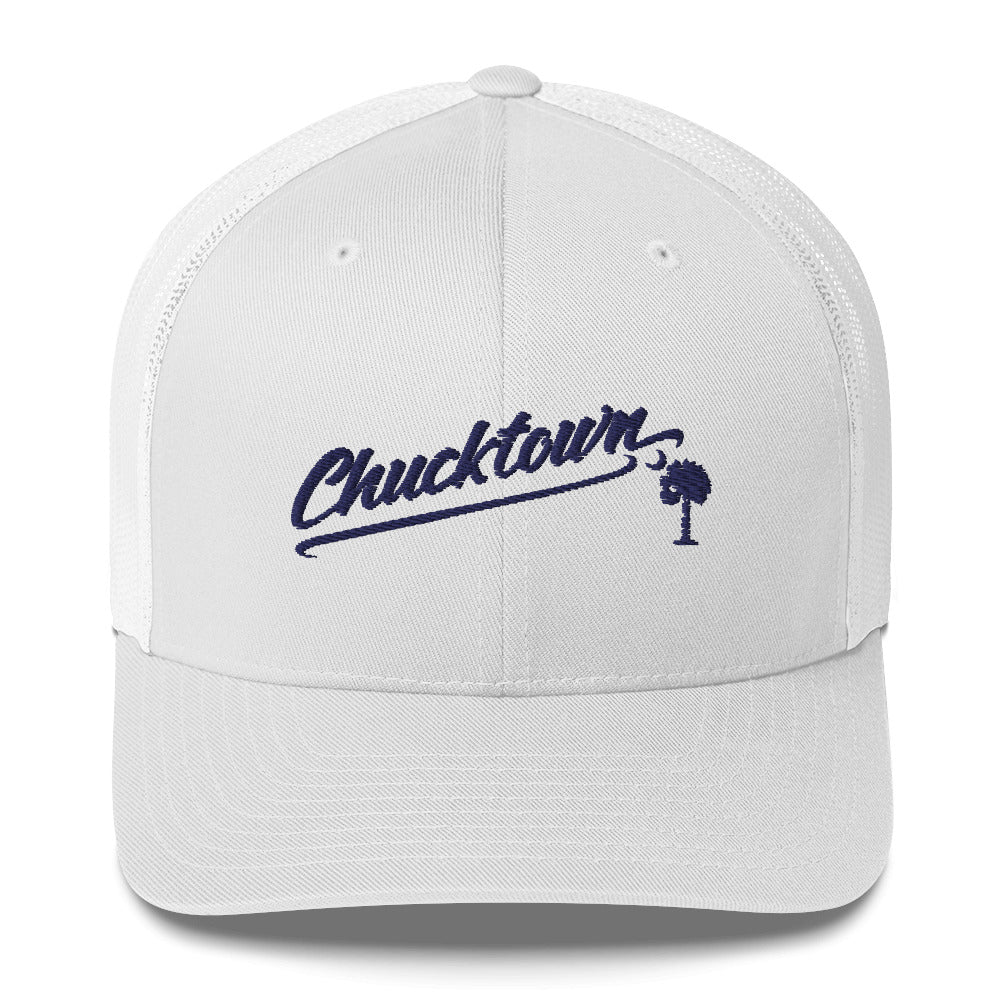 Chucktown Trucker Hat (White)