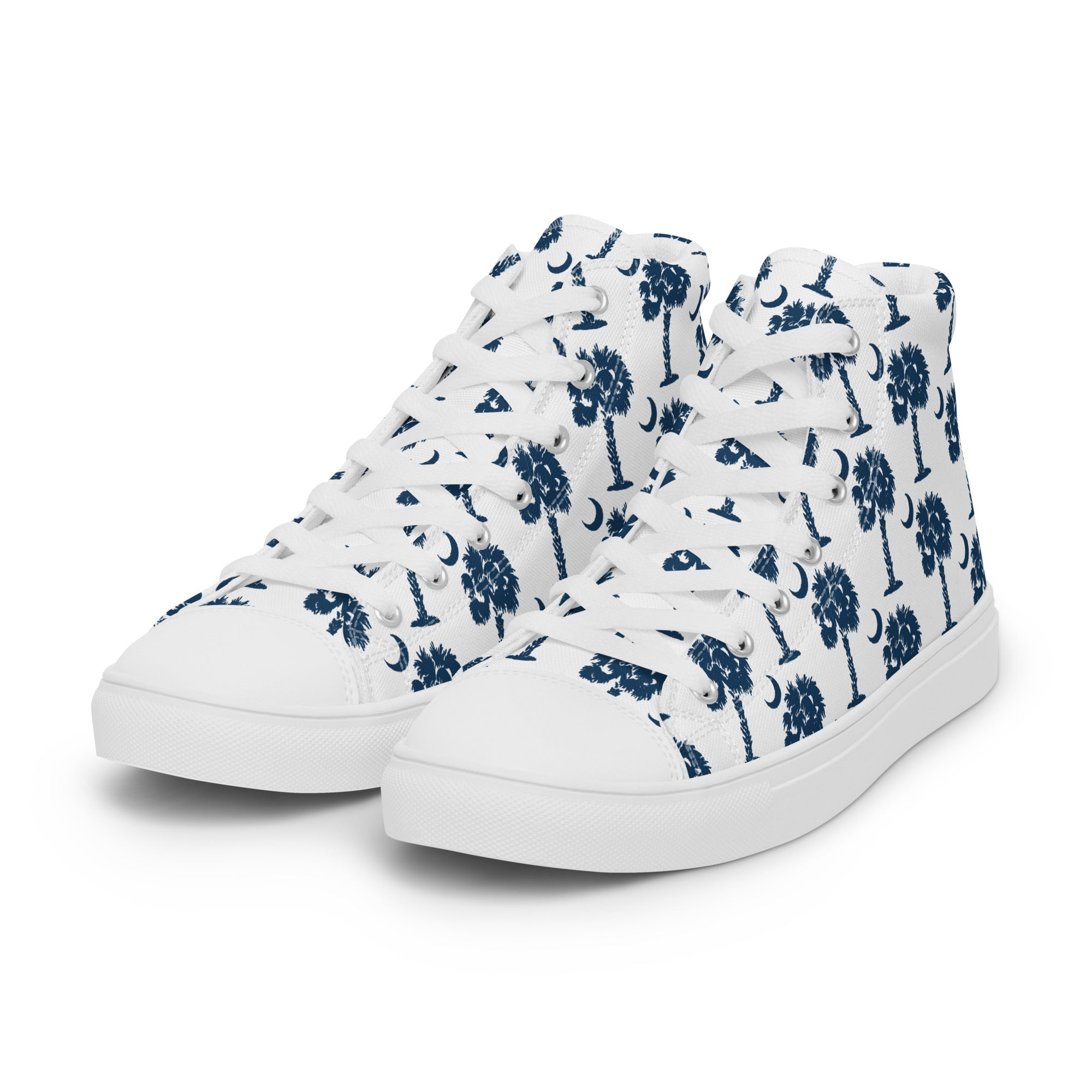 State Flag Women’s High-Top Canvas Shoes