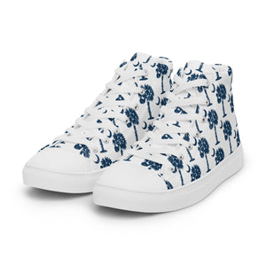 State Flag Women’s High-Top Canvas Shoes